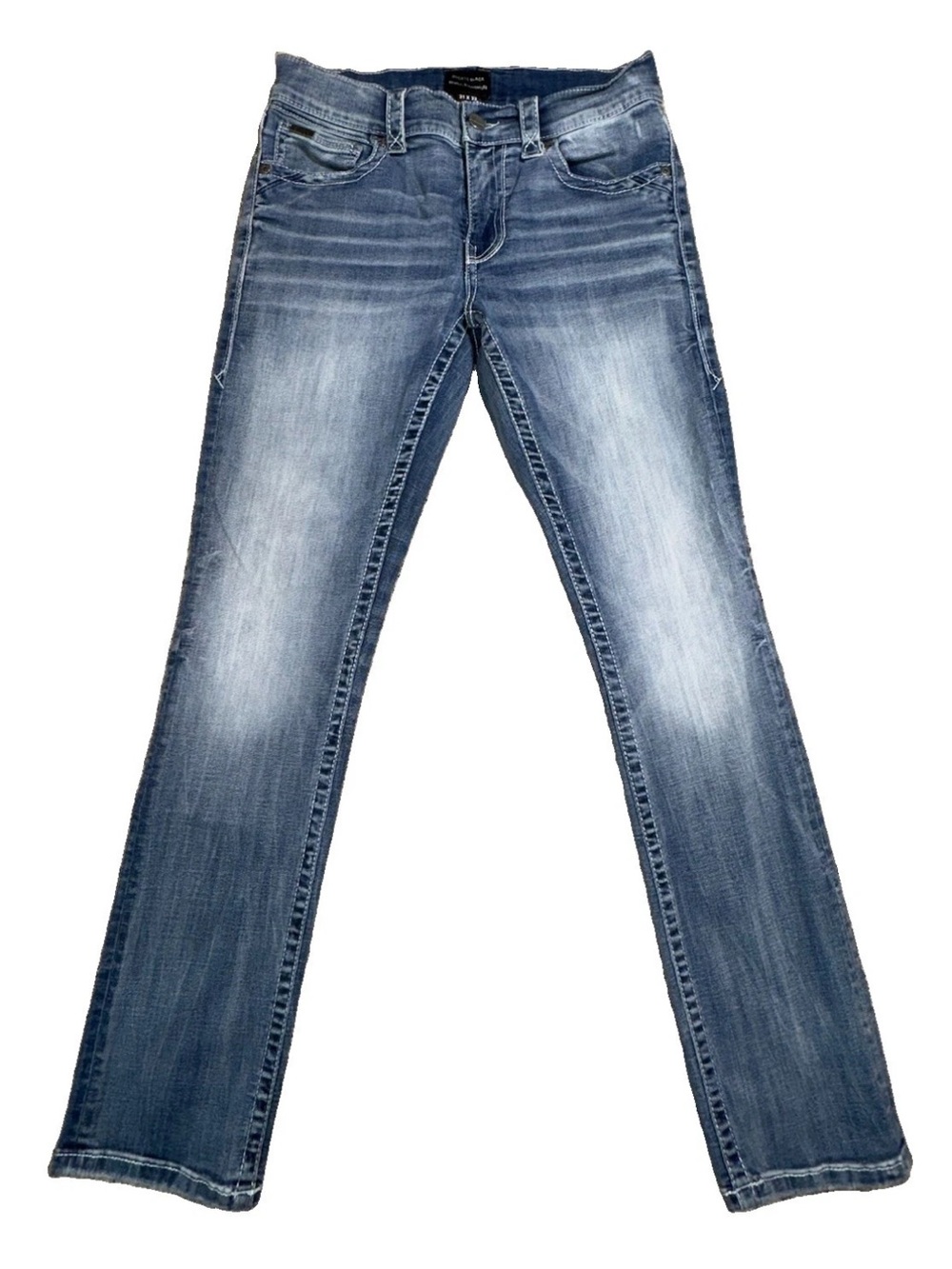 Buckle Black Fit No 3 Men’s Jeans 31x32 Straight Leg Stretch Medium Wash Western